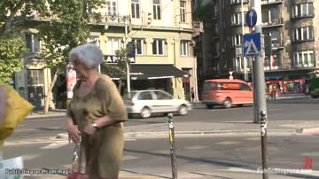 Busty Romanian fucked in public