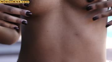 Black gf showing off body before getting fucked from behind