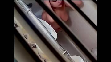 Busty sister Costa Rica spied in the shower