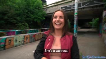 Euro babe publicly pickedup for blowjob then gets fucked