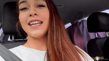 a passing pervert picks up a likely teen, then shares her benefits.