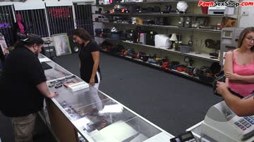 Pawnshop amateur riding store manager for a better deal