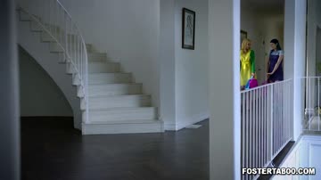 Rebellious teen got punished in a family threesome