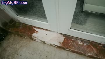 Lusty babes deepthroat while sharing POV cock in kinky trio