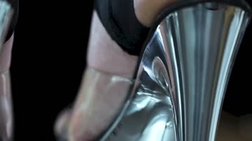 Super hot big tits MILF enjoying some foot licking