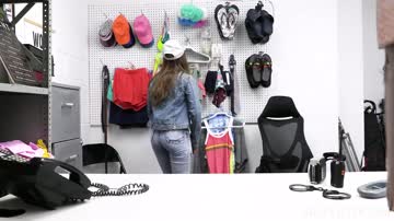 Lucky security officer fucked my favorite pornstar idol