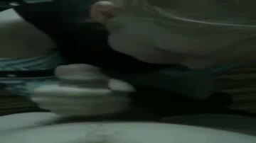 19 y.o. young blonde slut sucks dick