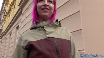 Redhead russian babe gets sex doggystyle