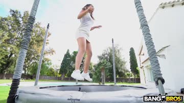 Ginebra Belluci DP after trampoline play