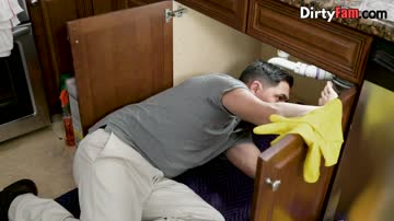 Blonde teen gets fucked by family members with big cocks