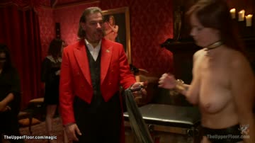 Ebony and ginger whipped and fucked