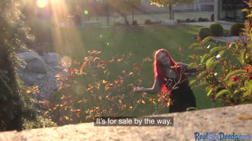 Public sex with busty goth neighbour