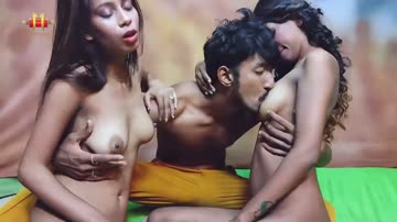 Two Hot Indian Girls Having Fun With Cameraman