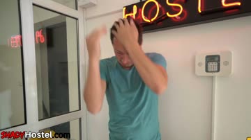 Amateur hostel backpacker babe nailed by shady owner