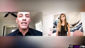 Hot teen tries pussy play with domineering master