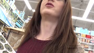 Hot Brunette clinches body during orgasm at audition