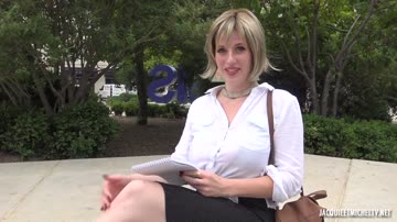 BREAKING BUSTY FRENCH BLONDE ASS - MILENA