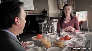 Jazmin Luv suppressing sexual urges for her foster dad