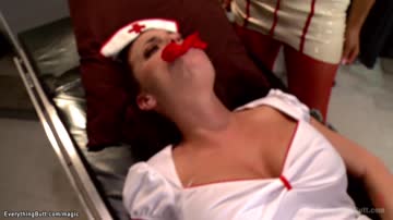 Three lesbians anal fucking and toying