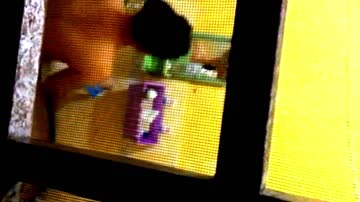 Cambodian niece spied in the shower