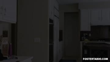 Asian teen gets a 3some fuck lesson with new foster parents