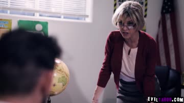 Sexy MILF professor gangbang by unruly students