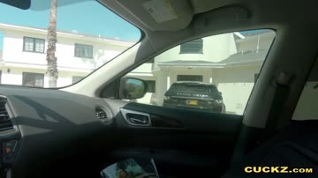 Milf shows cum to cuckolded floorworm