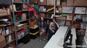 Charity Crawford and Zoey Laine Shoplyfter