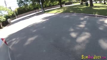 Teens big booty spermed by long shlong