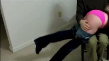 painful OTK with a hairbrush