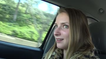 Super cute blonde fucked in tight pussy at audition