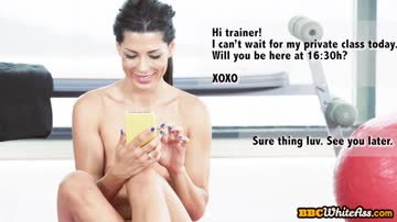 First time interracial anal for horny yoga student