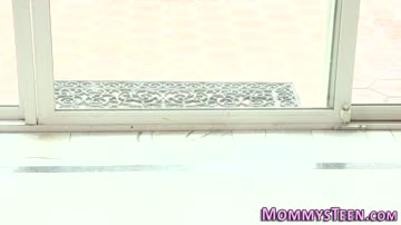 Lesbian milf toying her pussy