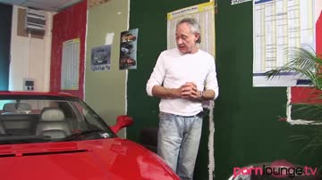 Foursome beauties get cum from old dude