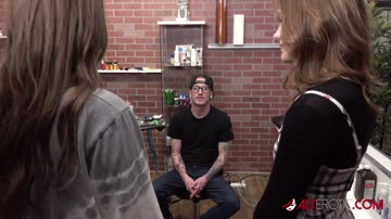 The White twins get tattoos then suck a big dick
