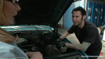 Gagged tied blonde fisted and fucked