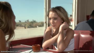 Guy captures and anal fucks blondes