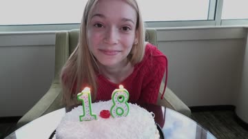 This skinny blonde just turned 18 a few days ago