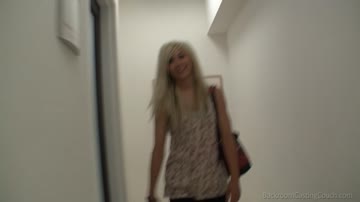 hottest blond girl on casting