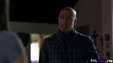 Stepdad disiplines teen dauther with ANAL and spanking