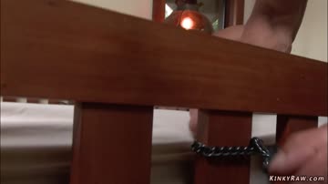 Hairy bound babe licked and fucked