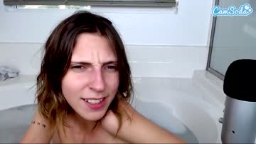 Camsoda - Milf bathes and contorts to show off her pussy
