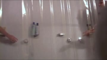 Spying the jointly shower of my step sisters