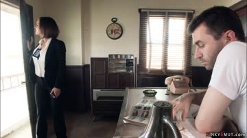 Busty detective anal fisted in bondage