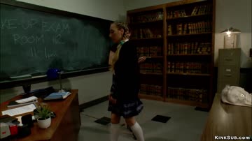Lesbian student spanked and whipped
