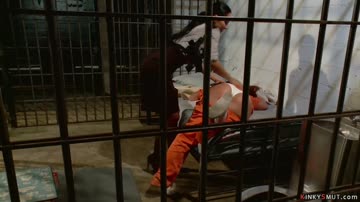Big ass lesbian inmate anal fucked