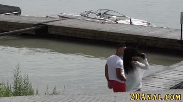 Cutie gets butt plowed and sucks