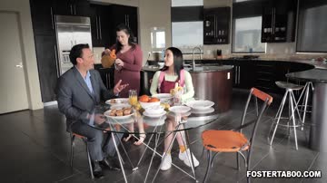 Stepdad fucks hot foster dauther Jazmin Luv