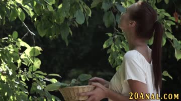 Redhead gets butt fucked and sucks