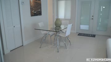 Stud lets milf Riley Jacobs ride his cock and cums hard on his shaft